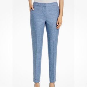 Lafayette 148 New York wool blend cuffed trousers women’s size 6 NWT